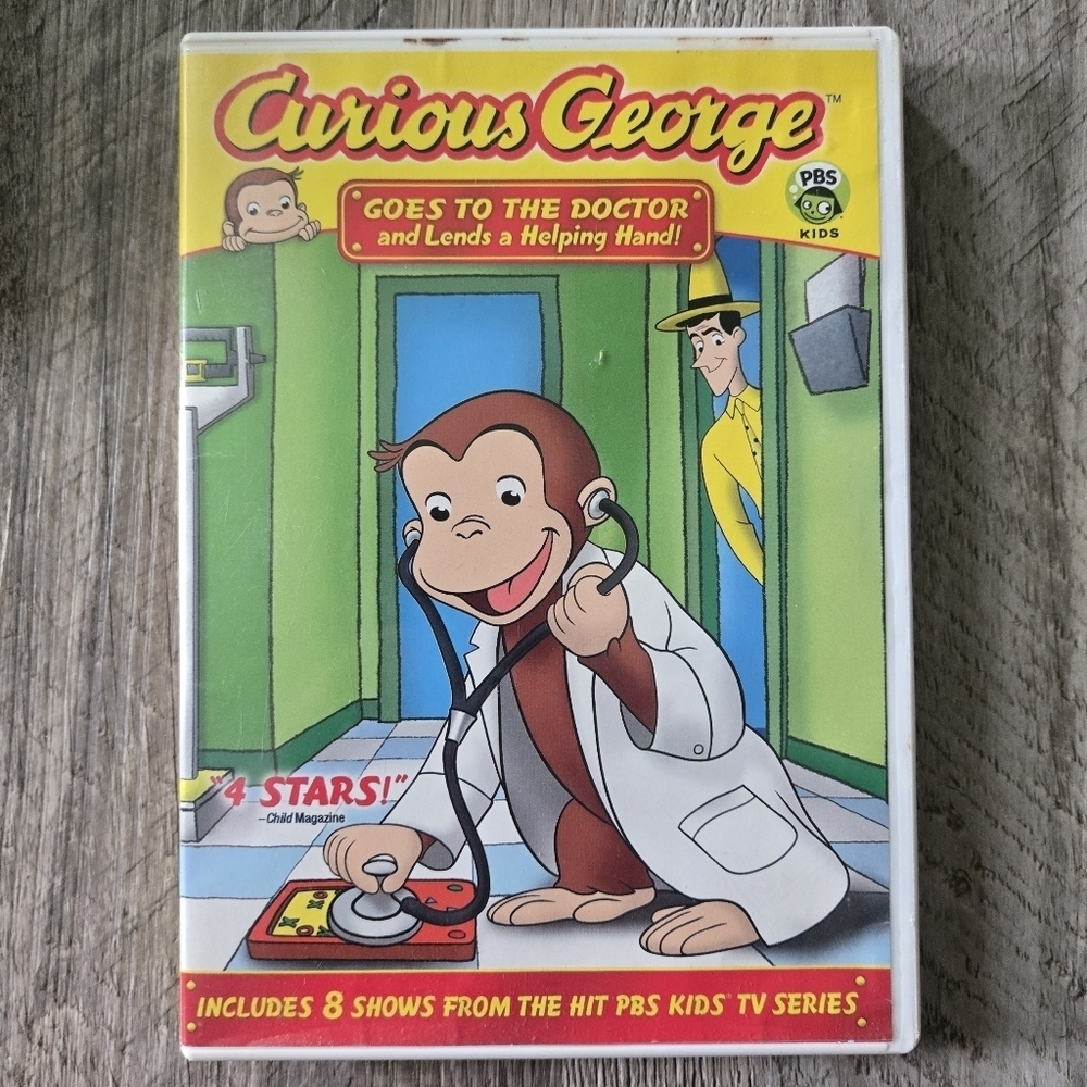 Curious George "Goes to the Doctor"‎ Kids Educational DVD